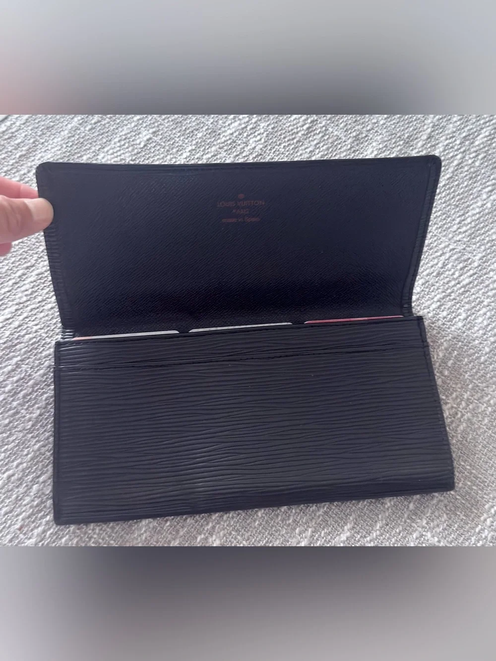 Luis vuitton Epi Leather wallet in Noir